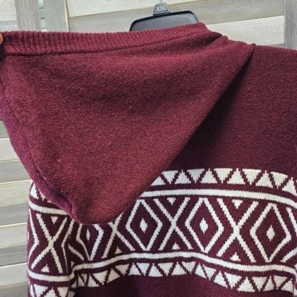 Hooded Jacquard Pullover Sweater | Goodfellow & Co | Medium - Picture 7 of 10